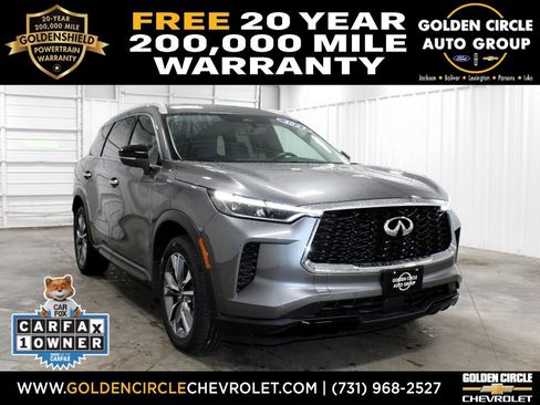 Used 2023 INFINITI QX60 Luxe w/ Cargo Package FWD image 1