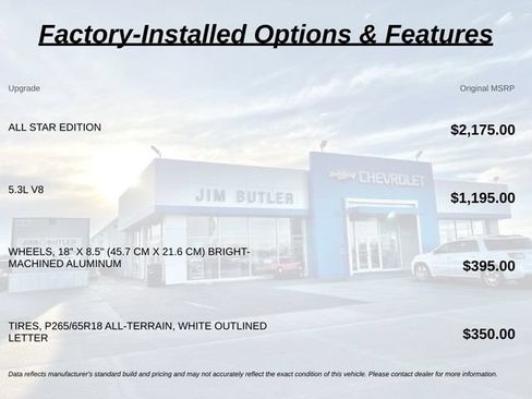 Used 2018 Chevrolet Silverado 1500 LT w/ All Star Edition AWD/4WD image 1