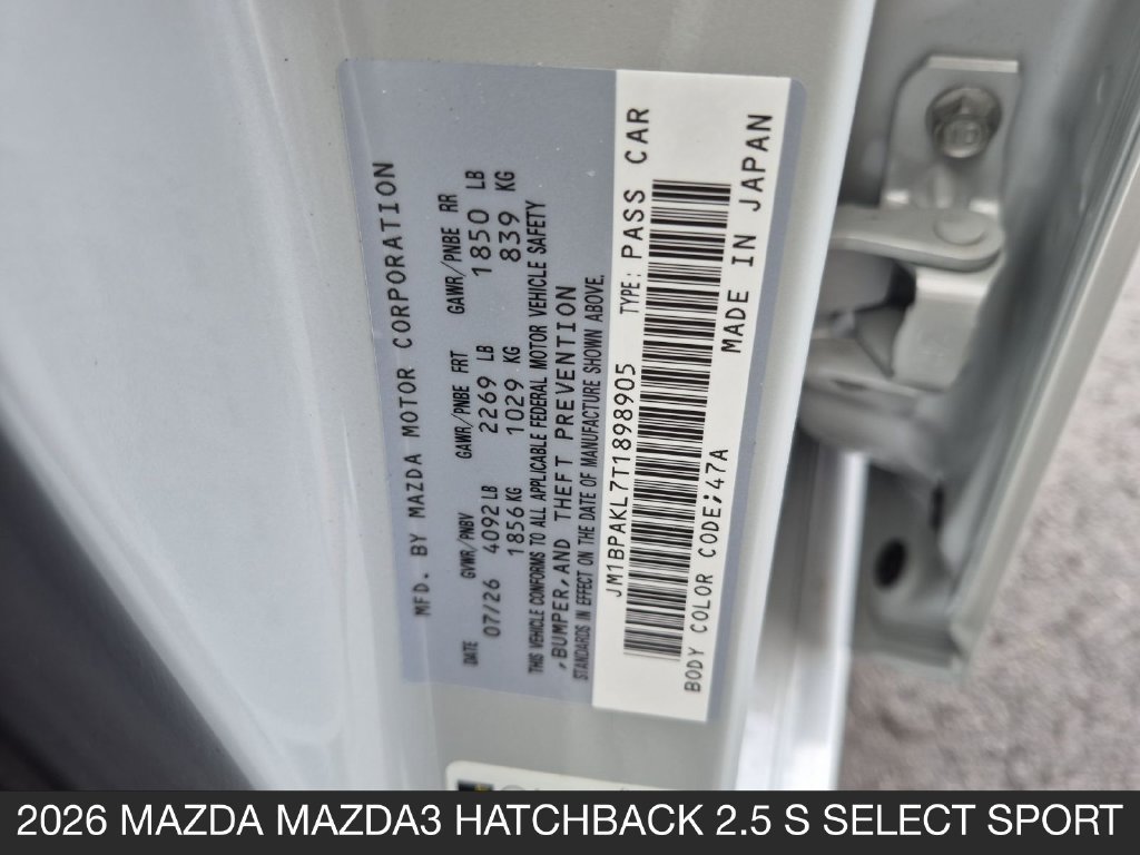 New 2026 MAZDA MAZDA3 s Sport FWD image 32