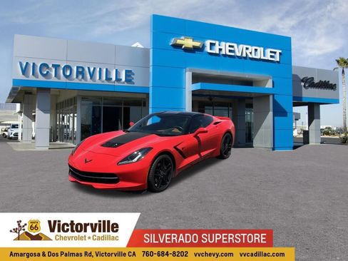 Used 2015 Chevrolet Corvette Stingray Coupe w/ 3LT Preferred Equipment Group RWD image 1