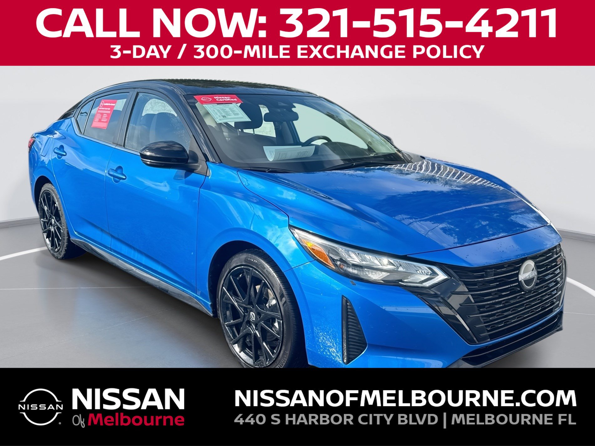 Certified 2025 Nissan Sentra SR w/ Midnight Edition FWD image 1