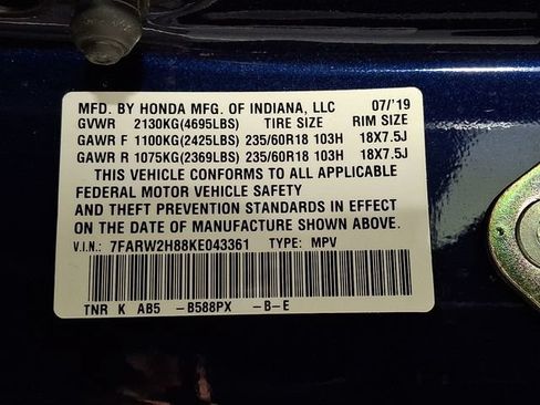 Used 2019 Honda CR-V EX-L image 28