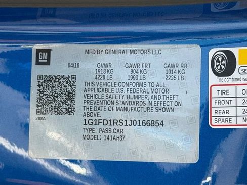 Certified 2018 Chevrolet Camaro LT RWD image 21
