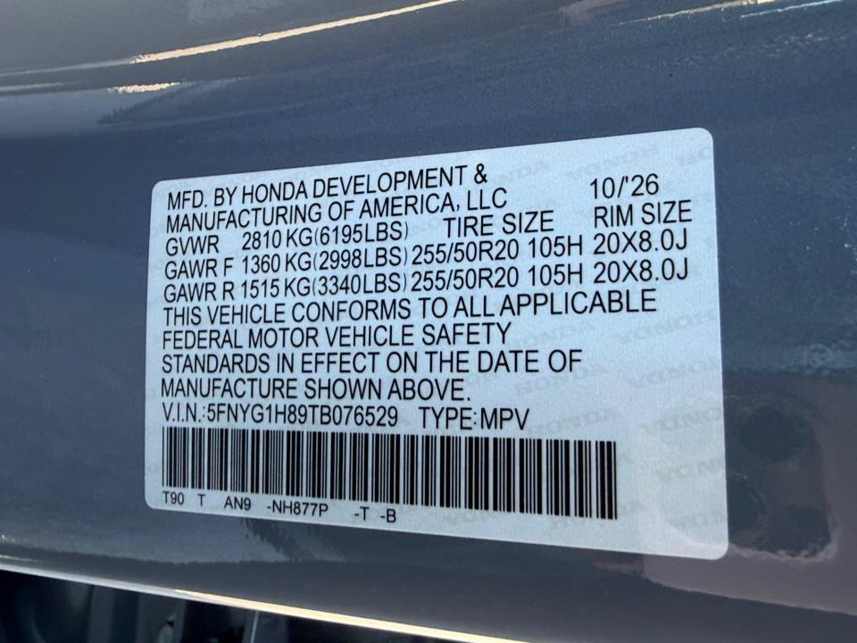 New 2026 Honda Pilot Elite image 35