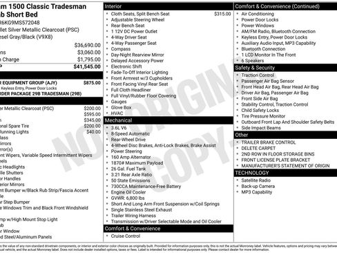 Used 2021 RAM 1500 Tradesman w/ Popular Equipment Group RWD image 3