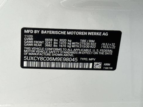 Used 2021 BMW X6 M50i w/ Executive Package image 30