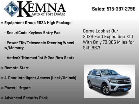 Used 2023 Ford Expedition XLT AWD/4WD image 19