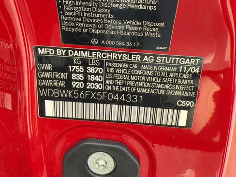 Used 2005 Mercedes-Benz SLK 350 image 16