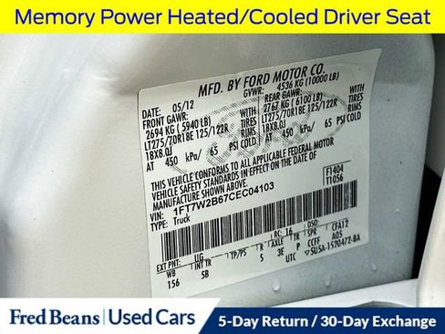 Used 2012 Ford F250 Lariat w/ Chrome Pkg image 36