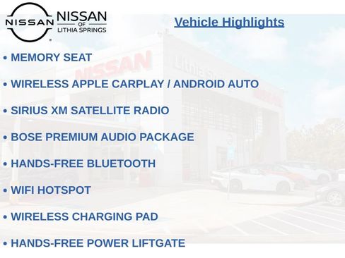 Used 2024 Nissan Rogue Platinum w/ Platinum Premium Package FWD image 32