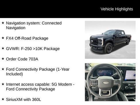 Used 2026 Ford F250 Platinum w/ FX4 Off-Road Package AWD/4WD image 9