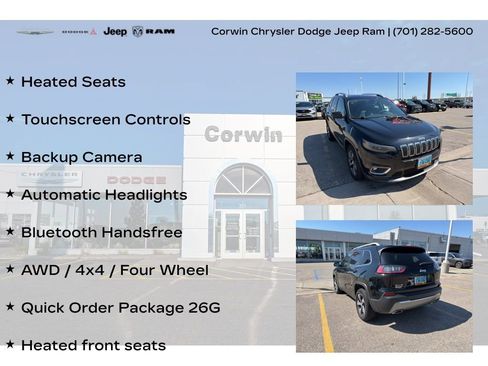 Used 2019 Jeep Cherokee Limited AWD/4WD image 8