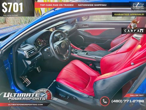 Used 2017 Lexus RC F w/ Premium Package RWD image 14