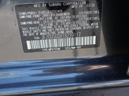 New 2026 Subaru Crosstrek 2.5i Sport AWD/4WD image 25