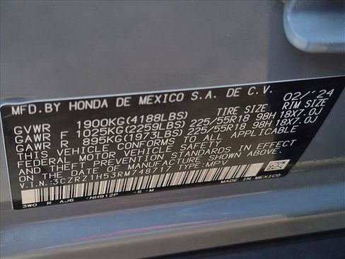 Certified 2024 Honda HR-V Sport image 22