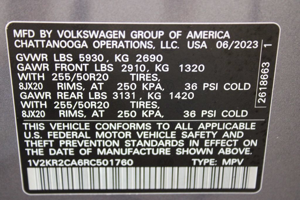 Certified 2024 Volkswagen Atlas SE w/ Panoramic Sunroof Package AWD/4WD image 33