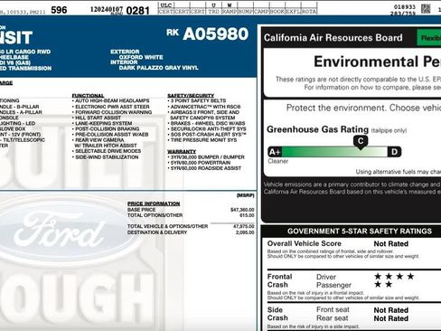 Used 2024 Ford Transit 250 Low Roof image 2