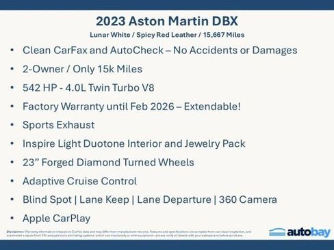 Used 2023 Aston Martin DBX image 4
