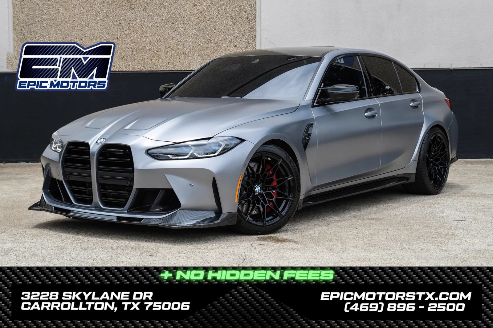 Used 2024 BMW M3 Competition w/ Executive Package AWD/4WD image 1