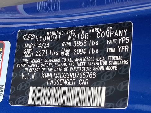 Certified 2024 Hyundai Elantra SEL FWD image 26