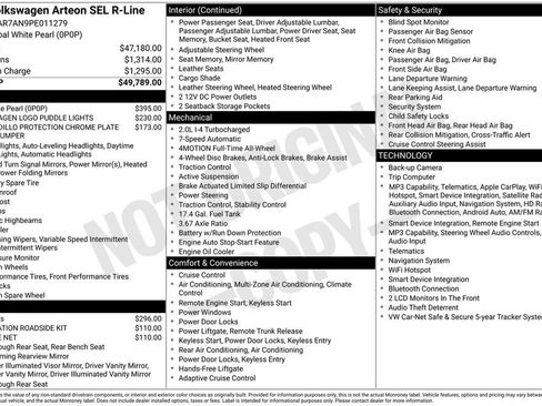 Used 2023 Volkswagen Arteon SEL AWD/4WD image 2