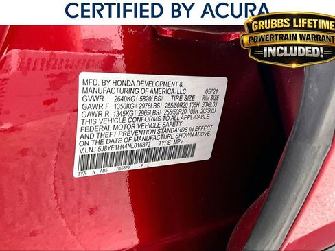 Used 2022 Acura MDX SH-AWD w/ Technology Package image 41