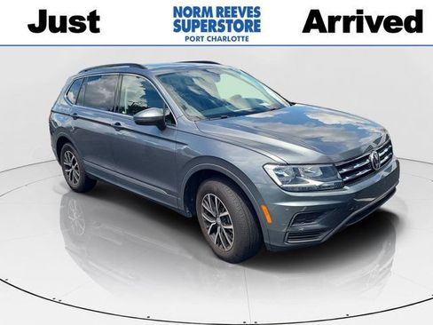 Used 2021 Volkswagen Tiguan SE w/ Panoramic Sunroof Package FWD image 1