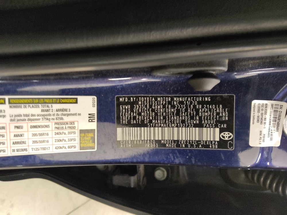 Used 2021 Toyota Corolla LE w/ LE Premium Package FWD image 33
