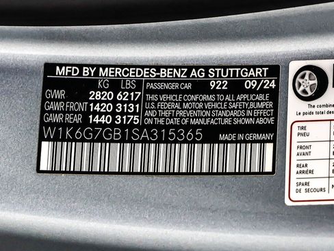Certified 2025 Mercedes-Benz S 580 4MATIC Sedan image 27