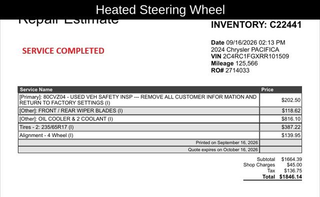 Used 2024 Chrysler Pacifica Touring FWD image 13