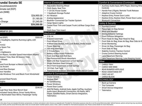 Certified 2025 Hyundai Sonata SE FWD image 32