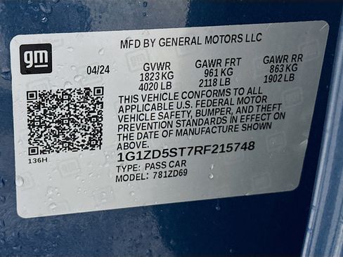 Used 2024 Chevrolet Malibu LT FWD image 12