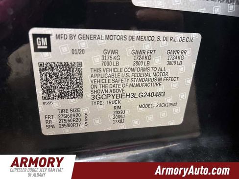 Used 2020 Chevrolet Silverado 1500 Custom w/ Custom Value Package image 36