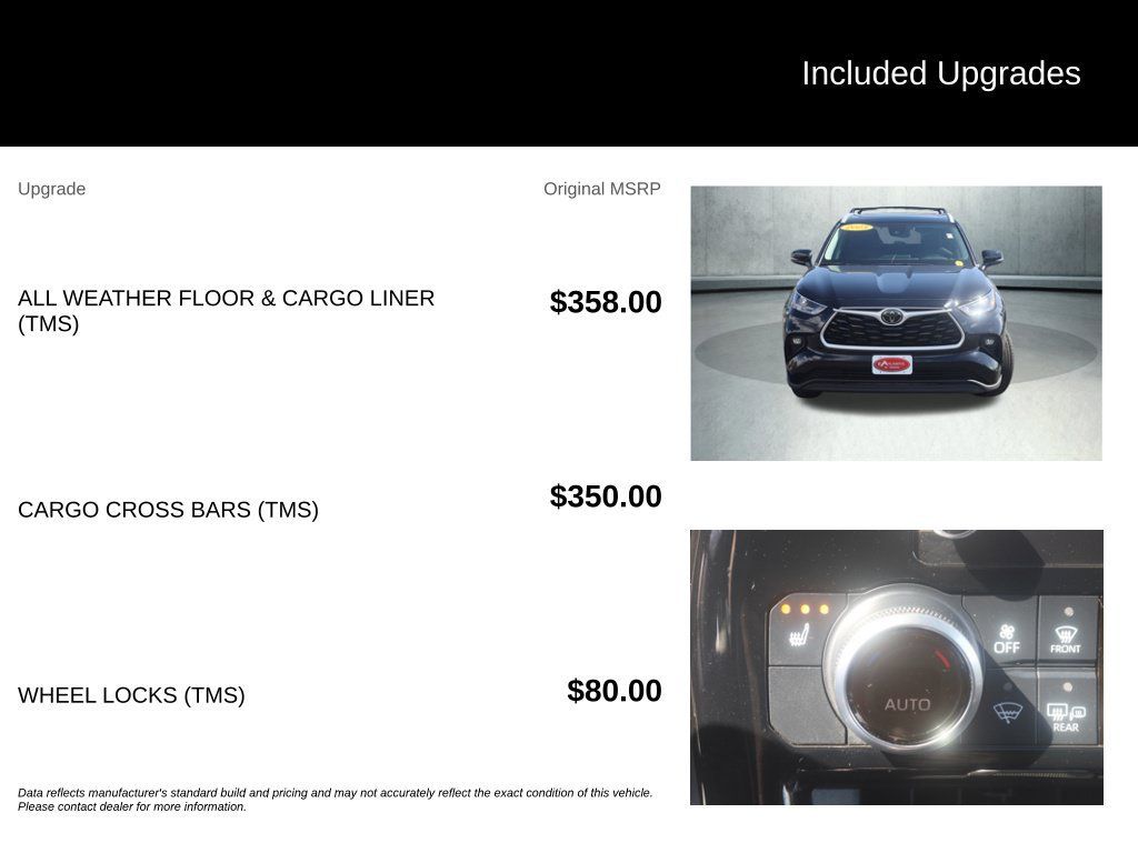 Used 2023 Toyota Highlander XLE AWD/4WD image 38