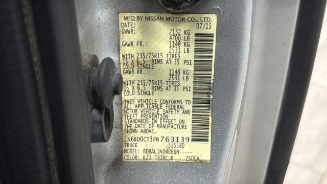 Used 2015 Nissan Frontier S RWD image 24
