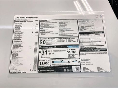 New 2026 BMW 330i 330i w/ M Sport Package image 19
