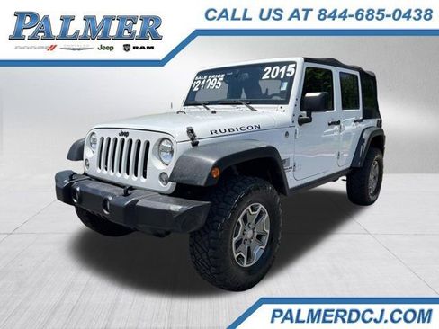 Used 2015 Jeep Wrangler Unlimited Rubicon w/ Connectivity Group AWD/4WD image 1