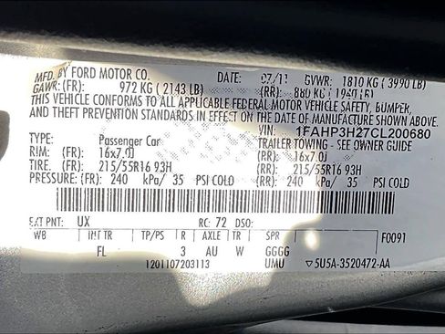 Used 2012 Ford Focus SEL image 35