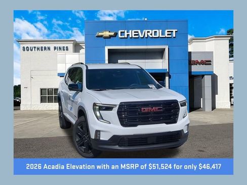 New 2026 GMC Acadia Elevation w/ Black Edition FWD image 1