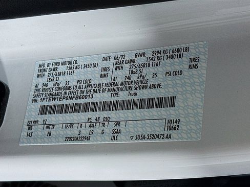 Used 2022 Ford F150 XLT w/ Equipment Group 302A High image 31