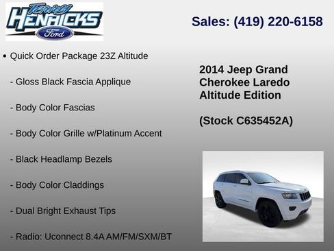 Used 2014 Jeep Grand Cherokee Altitude AWD/4WD image 23