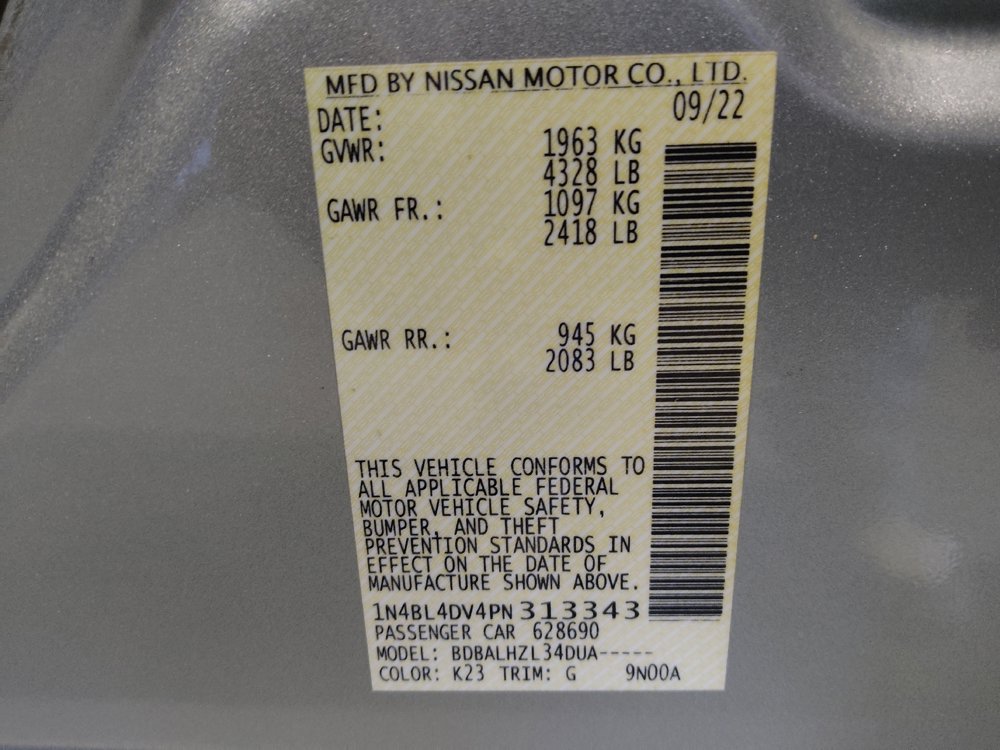 Used 2023 Nissan Altima 2.5 SV FWD image 33