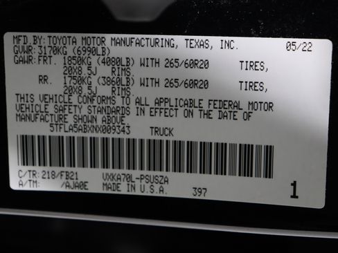 Used 2022 Toyota Tundra SR5 image 38