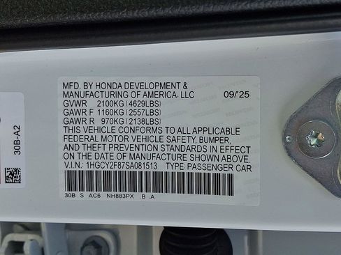 New 2025 Honda Accord Touring image 13