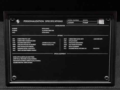 Certified 2017 Ferrari F12tdf RWD image 29