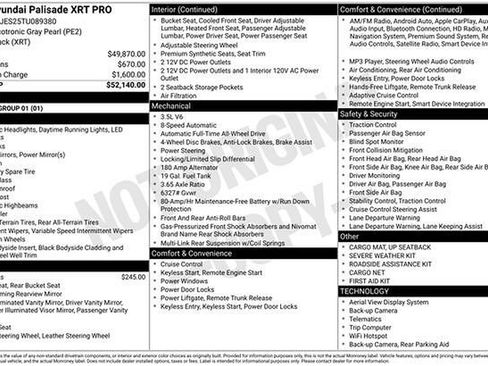 New 2026 Hyundai Palisade XRT Pro image 5