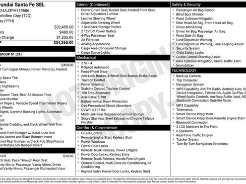 Certified 2023 Hyundai Santa Fe SEL FWD image 29