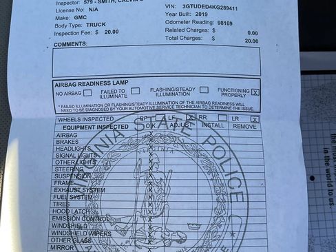 Used 2019 GMC Sierra 1500 SLT w/ SLT Premium Plus Package image 61