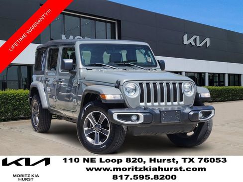 Used 2023 Jeep Wrangler Unlimited Sahara w/ Cold Weather Group AWD/4WD image 1