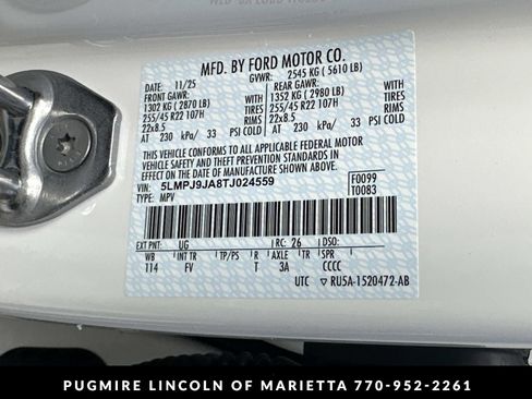 New 2026 Lincoln Nautilus Black Label AWD/4WD image 39